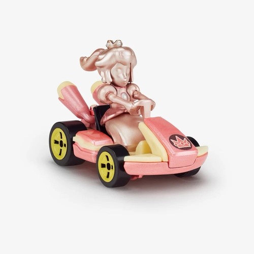 Hot Wheels Mario Kart Pink Gold Princess Peach Collectible Vehicle SDCC 2022