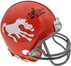 Steve Atwater Signed Denver Broncos Throwback Orange Mini Helmet Beckett BAS