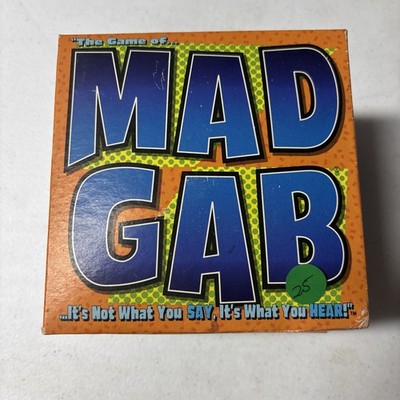 Mad Gab Game Patch Products 1995 Party Game Words Humor