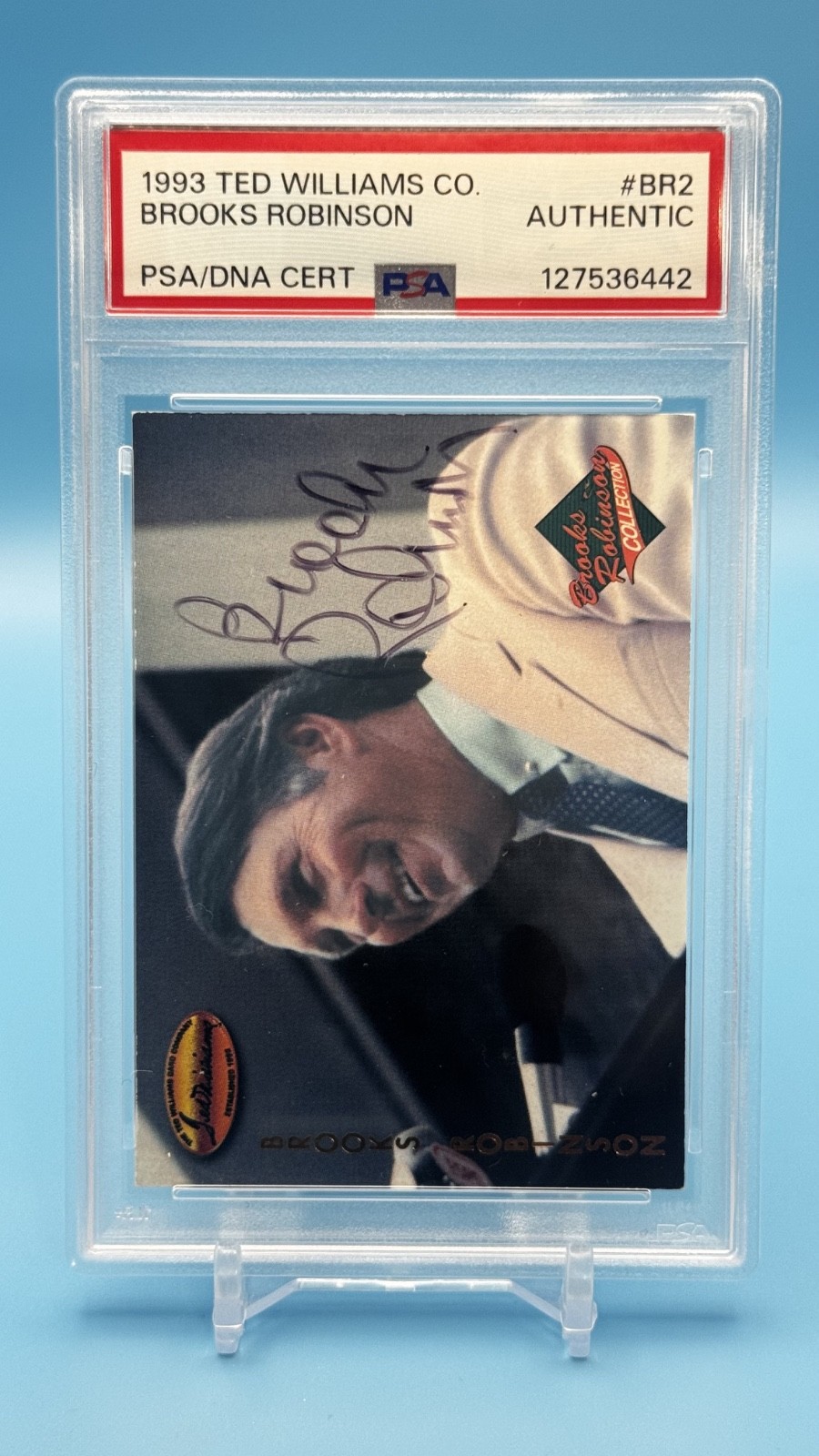 1993 Ted Williams Co - Brooks Robinson Auto #BR2 PSA/DNA Authentic HOF Orioles