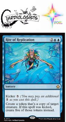 Rite of Replication 0711 FOIL| Magic the Gathering MTG | Foundations | Rare | NM