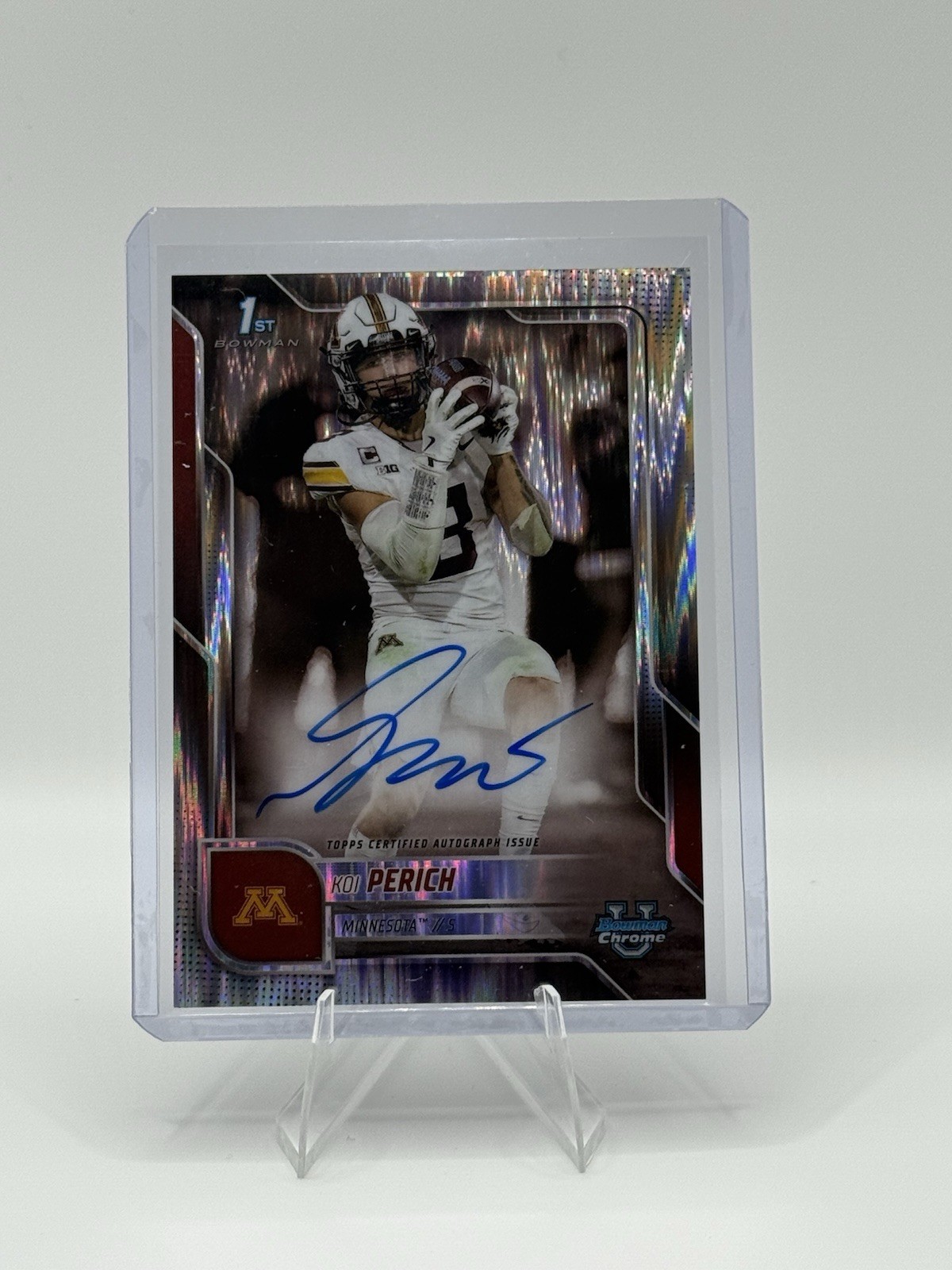 2025 Bowman University Chrome - Chrome Auto Koi Perich #BCA-KP Stealth (RC)