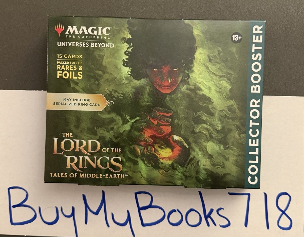 mtg lotr collector booster box msrp Amazon.com: Magic: The Gathering The Lord of The Rings: Tales of  Middle-Earth Set Booster Box main image 0