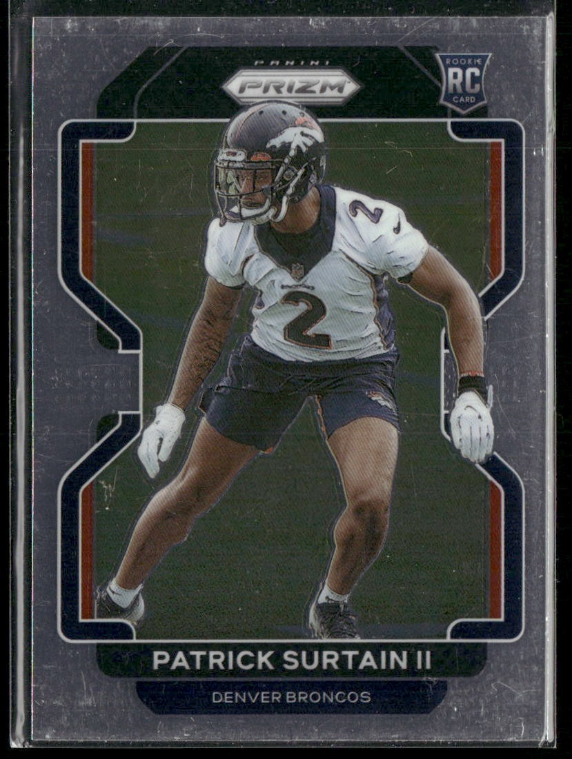 2021 Panini Prizm Patrick Surtain II RC #374 Denver Broncos