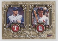2009 Upper Deck A Piece of History Gold 59/75 Josh Hamilton Rick Ankiel 0j4n