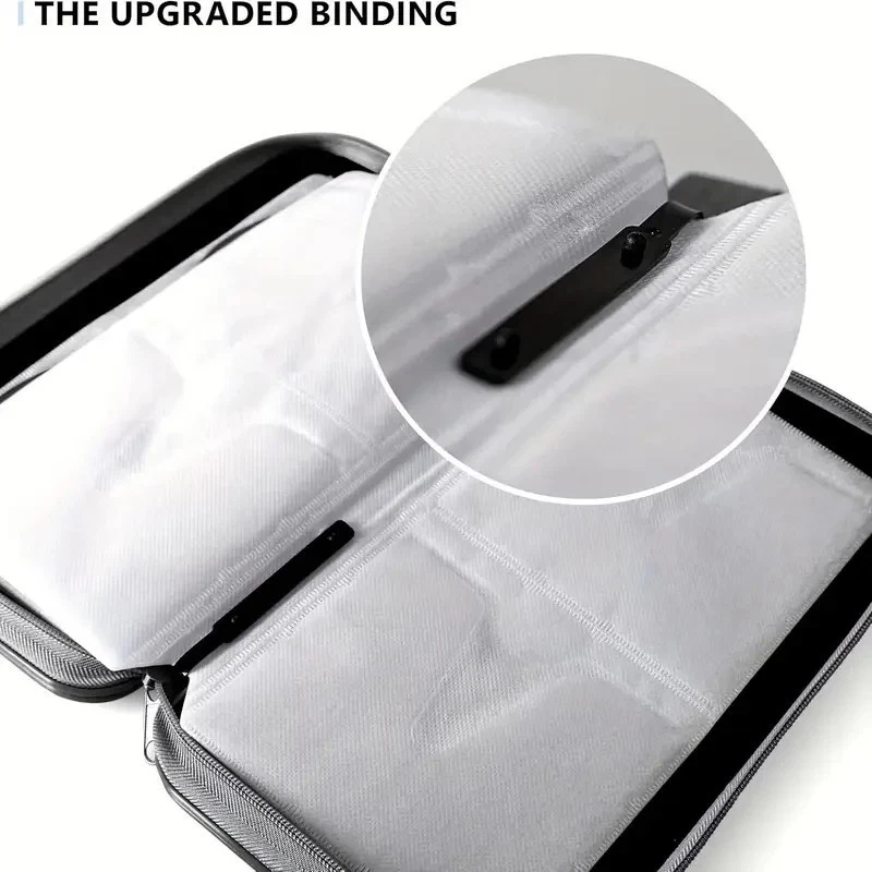 96 Disco CD Estuche Soporte Almacenamiento DVD Portátil Cartera Bolsa Organizador Plástico Duro EE. UU. Foto 3 de 4