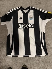 Newcastle United 24/25 Home Adidas Heat.Rdy Authentic Jersey Size 2XL