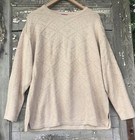 ❤️ WIE NEU! GUDRUN SJOEDEN Strick Pullover sand - hellbeige L XL 42 44 46