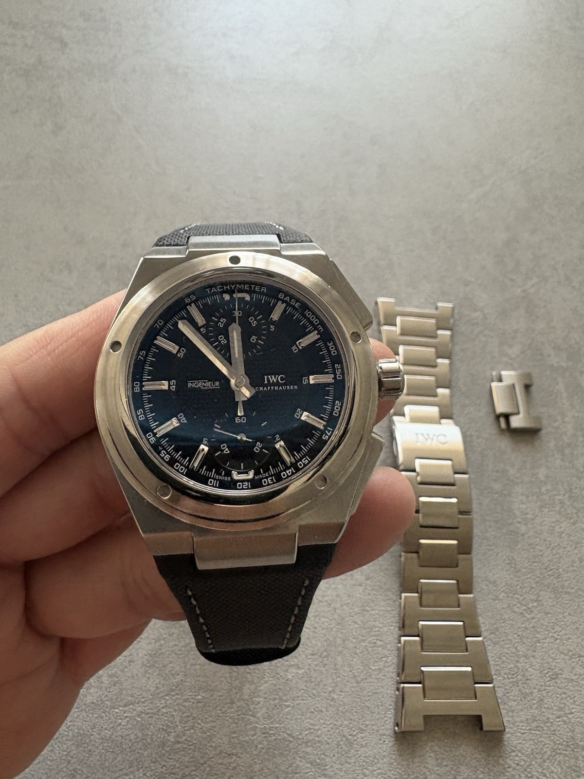IWC Ingenieur Chronograph Watch -IW372501- Rare! Collectible! Serviced! Extras!
