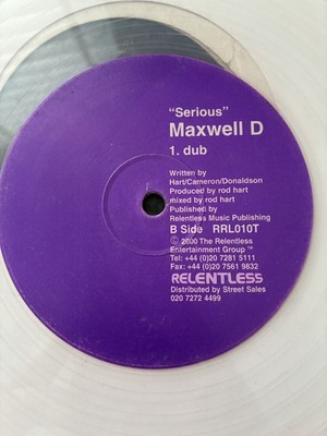 Maxwell d - Serious (2000) Dub vinyl
