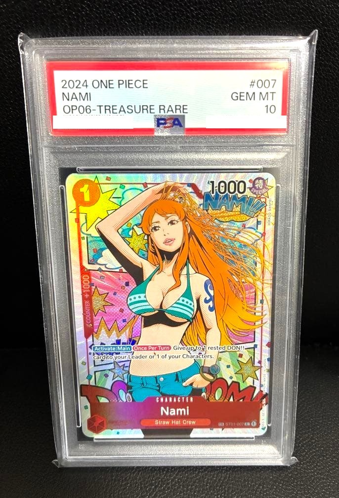 PSA 10 Nami ST01-007 TR Wings Of The Captain Treasure English One