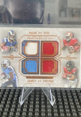 2014 Topps Museum Collection - Four-Player  Freeman, Carlos Hyde, Copper /50 
