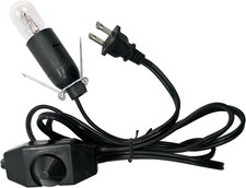 haraqi Himalayan Salt Lamp Cord and Bulb with Dimmer Switch,Original Replacement