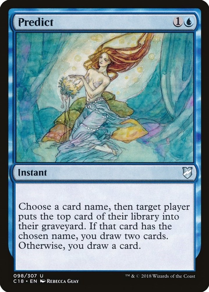 Predict - 98 - Commander 2018 - MTG