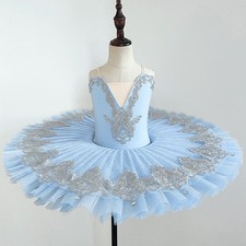 Professional Ballet Tutu Girls Blue Pink Ballerina Party Dress Adult Women