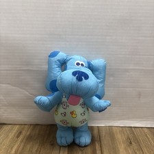 Blues Clues 1998 Viacom Silk Plush Toy - With Duck Pajamas - Very Clean Vintage