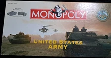 2002 Monopoly United States Army Edition Complete Board Game US Armed Forces 