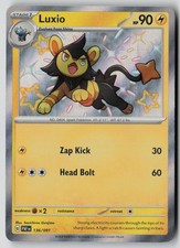 Luxio 136/091 Shiny Rare Paldean Fates Pokemon NM on eBay