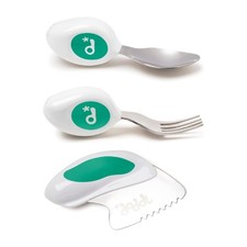 Toddler Utensils, Ergonomic Fork Spoon and Knife Set for Self Feeding, Stainl...