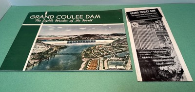 1939 Ist Ed GRAND COULEE DAM Construct, 8th WONDER OF THE WORLD SOUVENIR BOOKLET