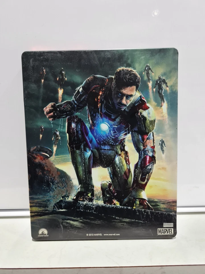 Iron Man 3 Steel Book Blu-Ray Limited Edition Australian Release 2013 Steelbook - image 3 of 4
