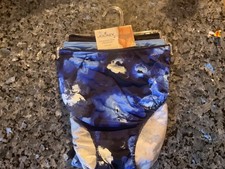 Jockey No Panty Line Promise Blue Floral Mix Hip Briefs- Set of 3-Size 9-NWT