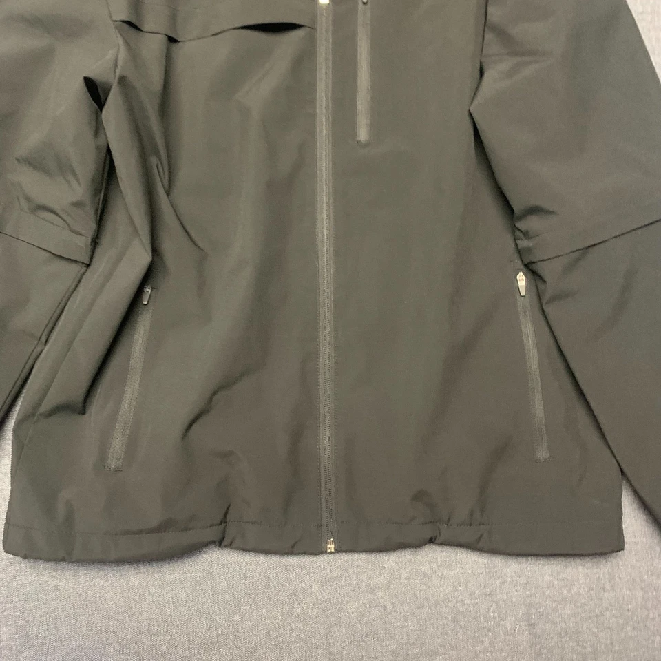 Jaqueta Walter Hagen masculina tamanho M preta golfe corta-vento zíper completo resistente à água - Imagem 3 de 4