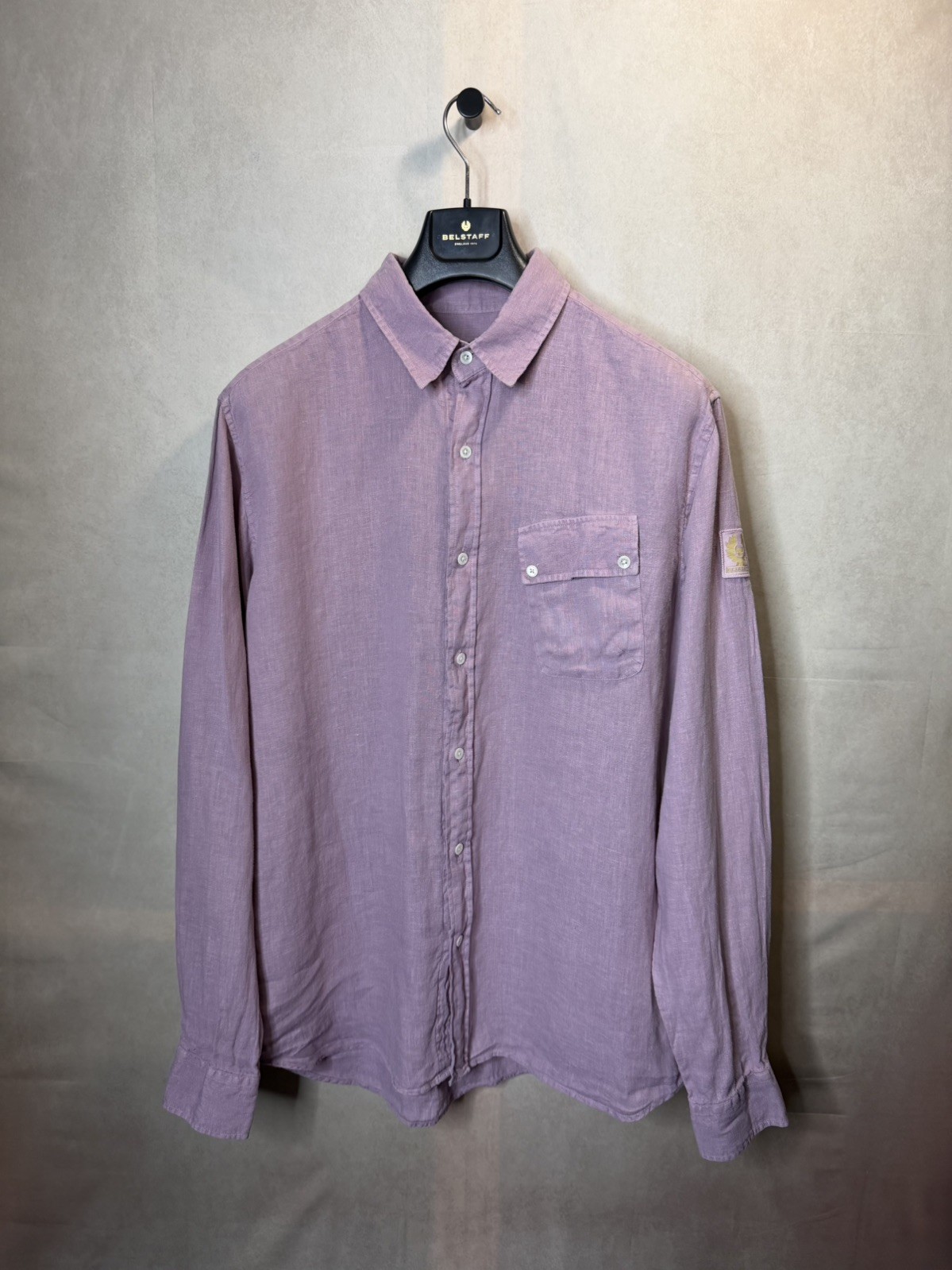 Belstaff Pitch Linen Shirt Mens Size XL image 2