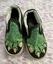 Vans Kids Baby Size 6.5 glow In The Dark