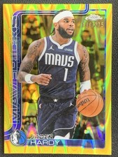 Jaden Hardy 2025-26 Topps Chrome RayWave Yellow Refractor Base /275 #60
