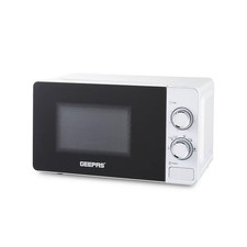 GEEPAS 20L Solo Freestanding Microwave 5 Cooking Power Levels & Defrost Powerful