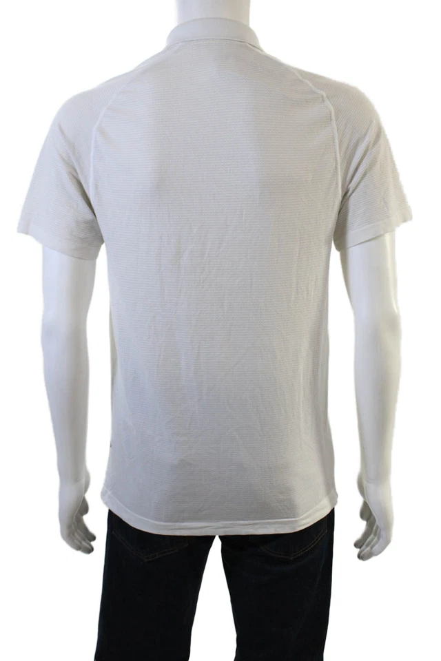 Camisa atlética a rayas Lululemon para hombre talla M Foto 3 de 4