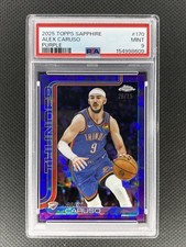 2025-26 Topps Chrome Sapphire Alex Caruso Purple Refractor /75 PSA 9