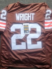 Felix Wright Signed Custom Style Jersey JSA