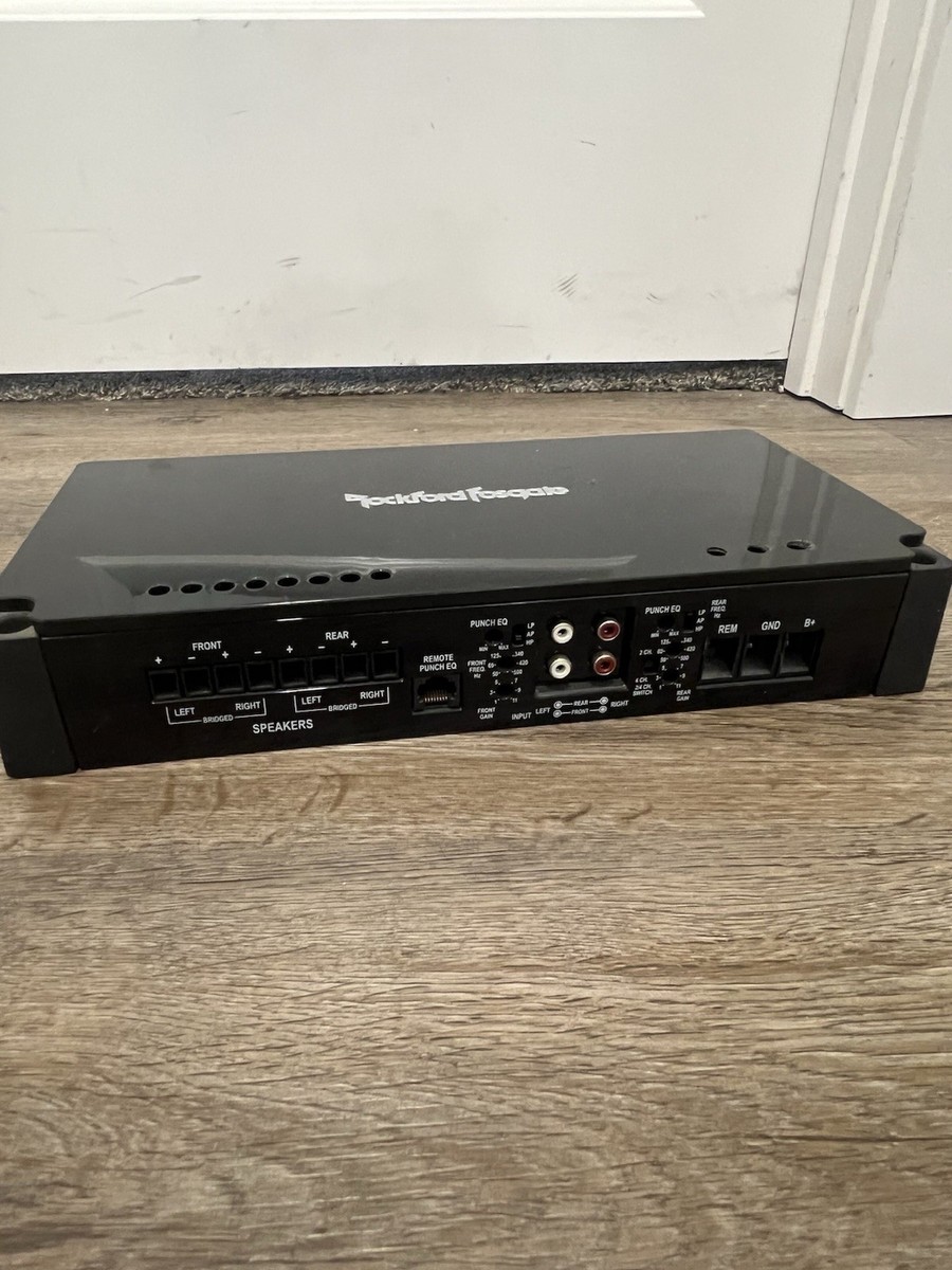 Rockford Fosgate PUNCH 400-4 4-Channel MID SCHOOL Car Audio