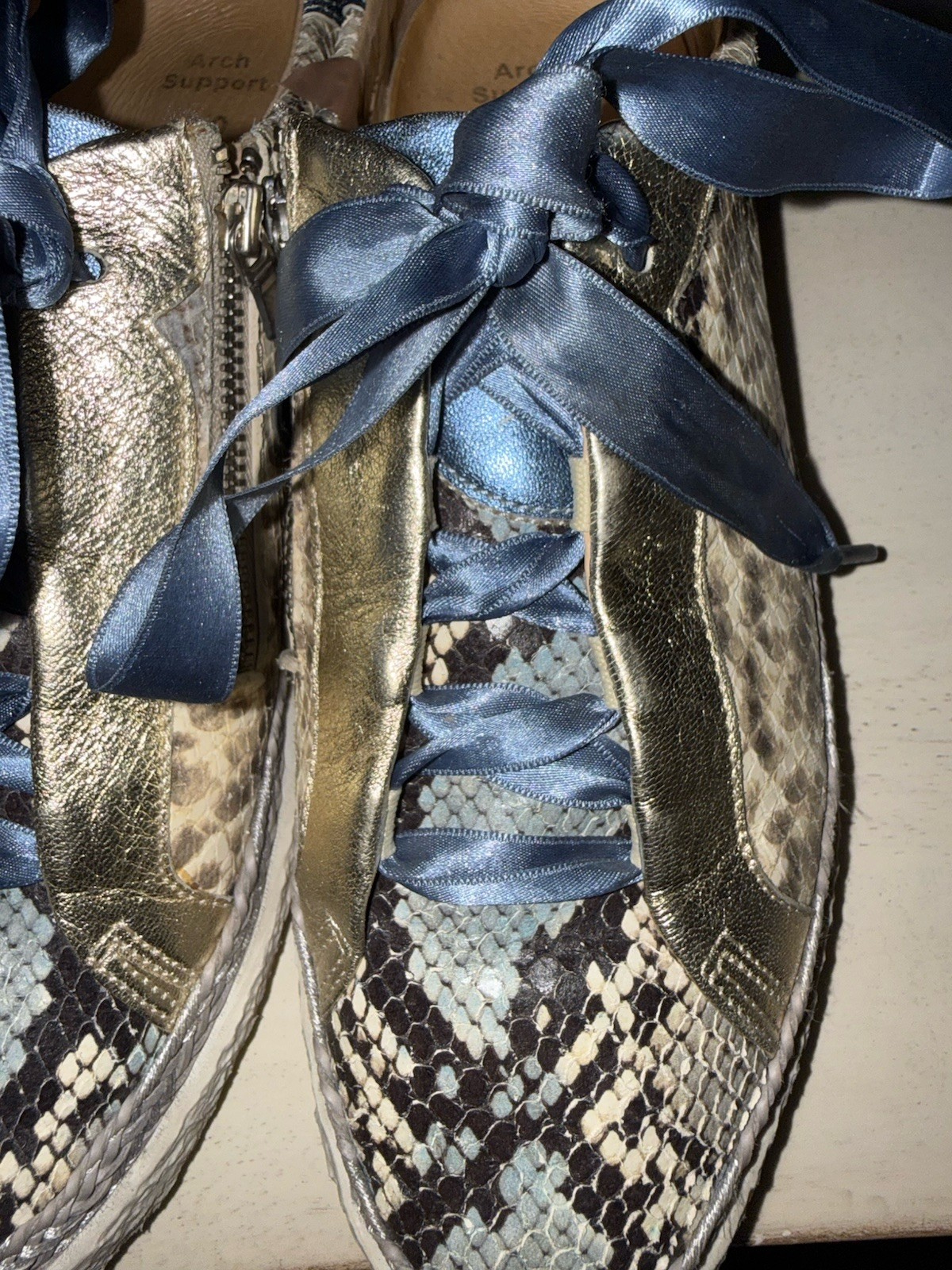 Softwaves Terracare Python Print Leather Ribbon L… - image 5