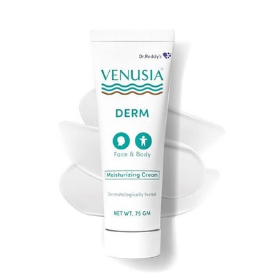 Venusia Dr. Reddy's Derm feuchtigkeitsspendende Lotion, Packung mit 1 (75 g)