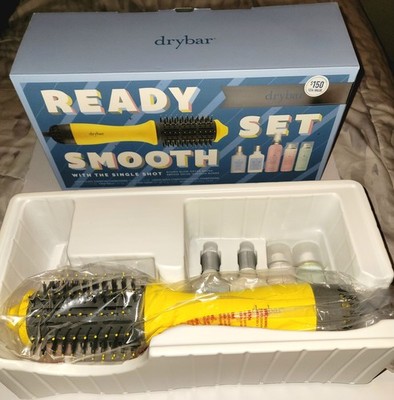 DRYBAR   Ready Set Smooth Single Shot Blow Dryer Brush Set + 5x Mini Products 