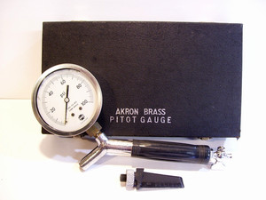 Akron Brass Pitot Gauge 0-100psi, US Gauge, USG
