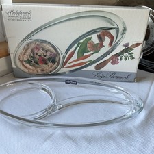 Luigi Bormioli Michelangelo Masterpiece Divided Hors D'oeuvres Tray RM114 ~ NIB