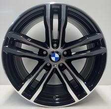 Genuine BMW 3 4 Series 19” 704M Sport Rear Alloy Wheel Black D/Cut Refurbished