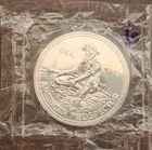1982 USA - 1 oz .999 Fine Silver Engelhard - The American Prospector - Round 6