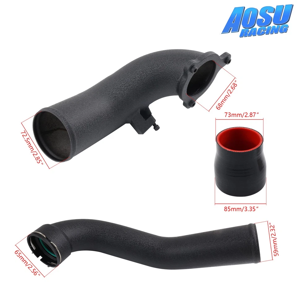 Charge Pipe Upgrade Kit For 16-19 BMW B58 M140i M240i 340i 440i 540i 740i X3 X4 - Image 2 of 4