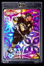 Ron Francis RARE PURPLE EXPLOSION FOIL INVESTMENT CARD Pittsburgh Penguins SP