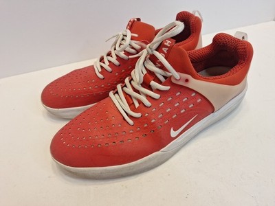 Nike SB Zoom Nyjah Shoes University Red /White Mens Sz