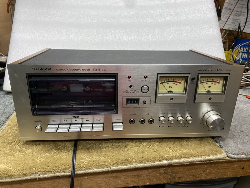 Vintage Sharp RT-1155 Stereo Cassette Deck