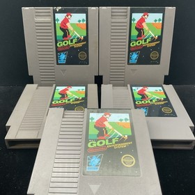 Lot Of 5x Golf (NES) Untested Cartridge Only Bundle Of 5