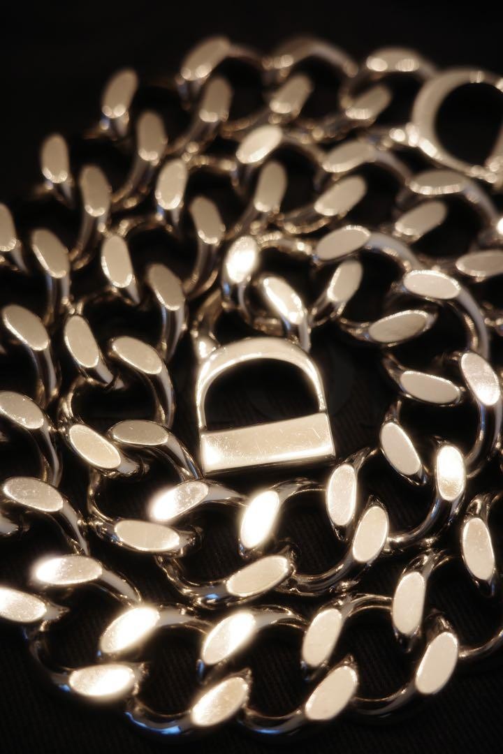 Christian Dior Cd Icon Chain Link Necklace Gift Box Included