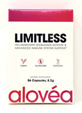 Alovea Limitless Inflammatory Defense 56 Capsules - New / Sealed! EXP 3/2028