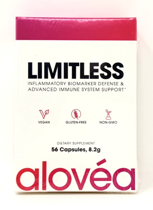 Alovea Limitless Inflammatory Defense 56 Capsules - New / Sealed! EXP 3/2028